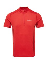 Футболка чоловіча Montane Dart Zip T-Shirt, Alpine Red, XXL (5056237053505)