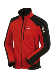 Демисезонная мужская Soft Shell куртка Millet W3 SOFT SHELL JKT, Rouge/Noir - р.XXL (3515728515318)